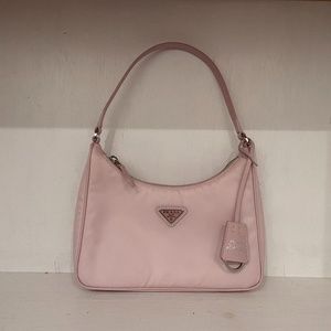 Prada Re-Edition 2005 Re-Nylon Mini Bag (Alabaster Pink)